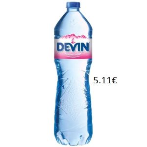 Изворна вода ДЕВИН 1,5л/ 6 бр.стек
